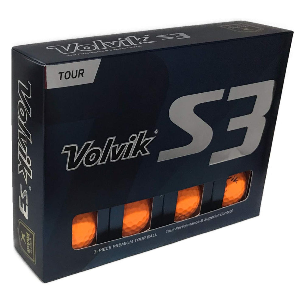Volvik S4 Tour Ball White - Dozen