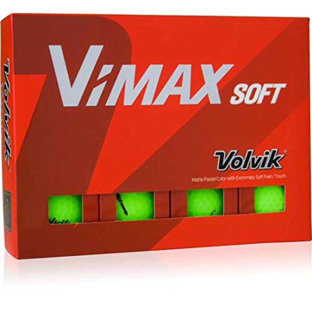 Volvik Vimax Golf Balls Dozen - Matte Yellow